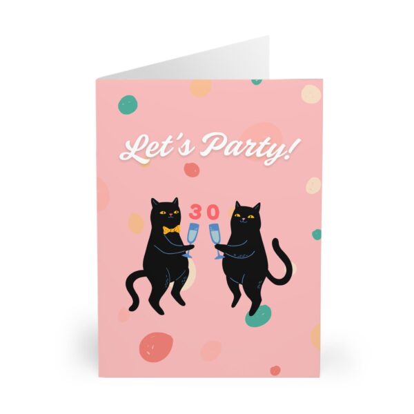 funny 30th birthday card for cat lovers personalised 1995 born fortieth birthday milestone cute cat greeting card celebration gift