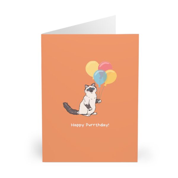 siamese cat birthday card pointed cat birthday card fun siamese cat gifts birthday card for siamese cat owner cat lover gift