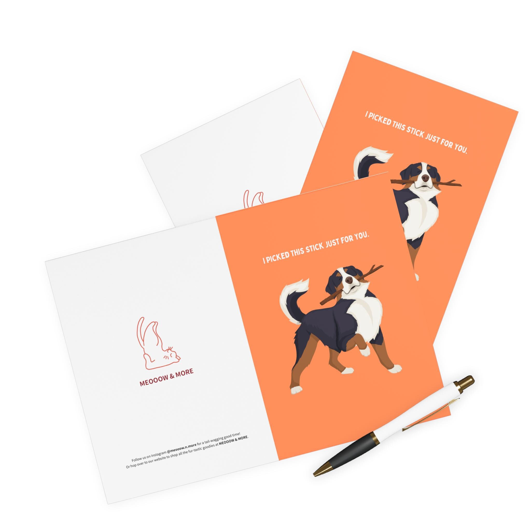 funny bernese mountain dog birthday card fathers day card for dog lovers and berner fans featuring cute sennenhund with a stick design funny bernese mountain dog birthday card fathers day card for dog lovers and berner fans featuring cute sennenhund with a stick design