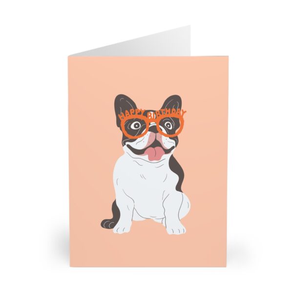 funny french bulldog birthday card cute frenchie dog lover gift fawn frenchie birthday card for him her – dog owner greeting card