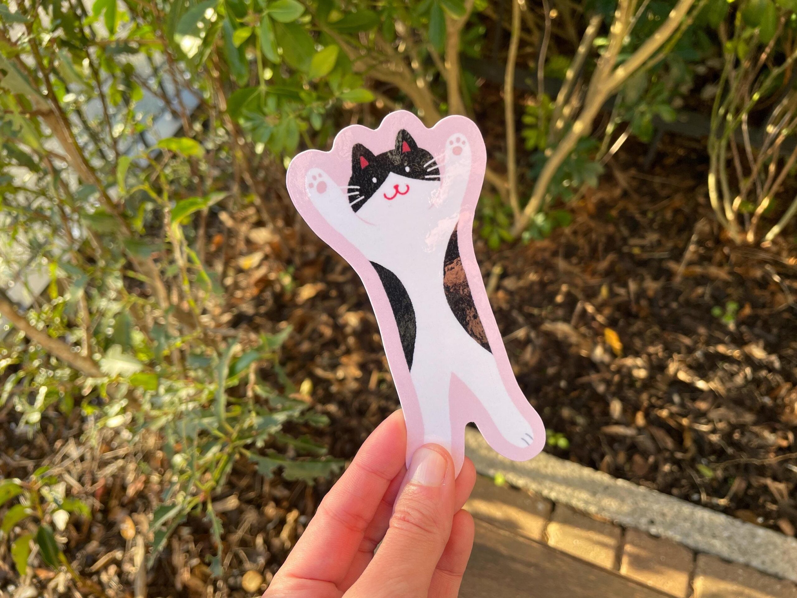 happy cat magnetic bookmark – cute kawaii gift happy cat magnetic bookmark – cute kawaii gift