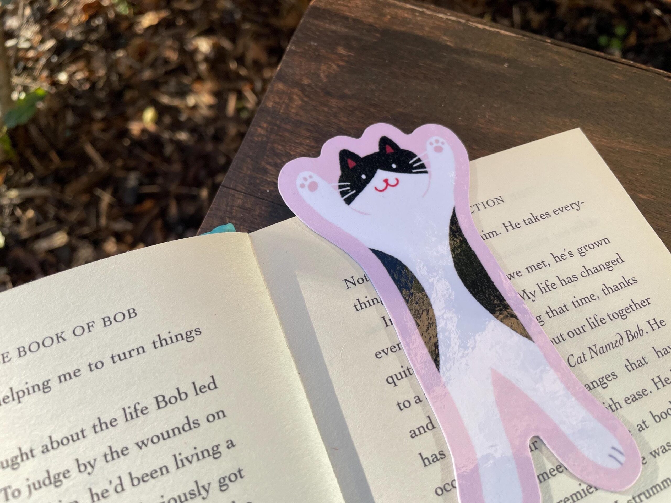 happy cat magnetic bookmark – cute kawaii gift happy cat magnetic bookmark – cute kawaii gift